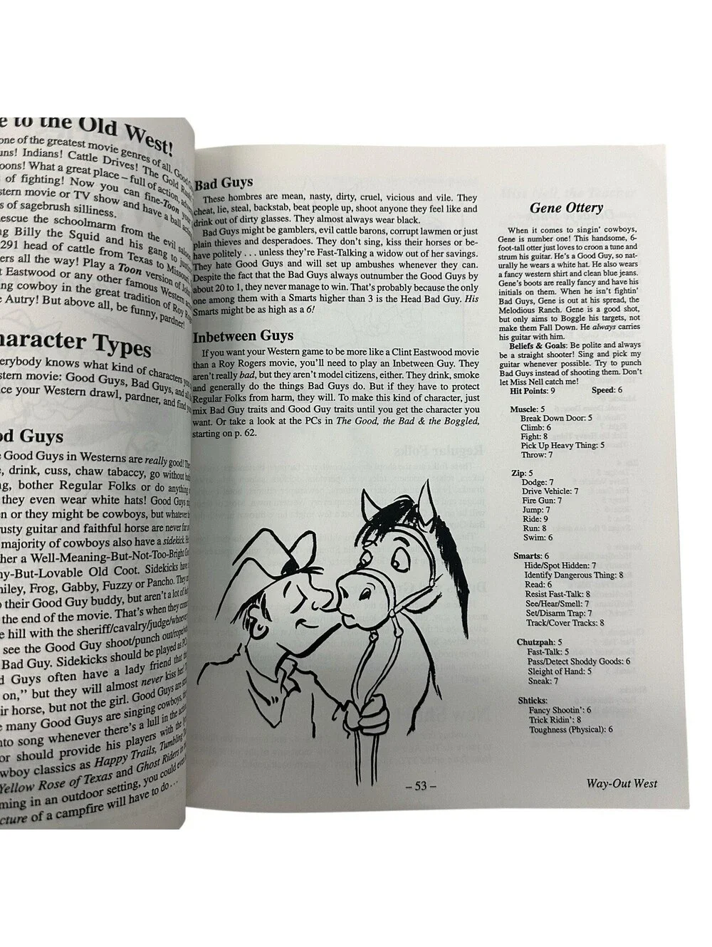 Toon Tales, Steve Jackson Games 1993 Roleplaying